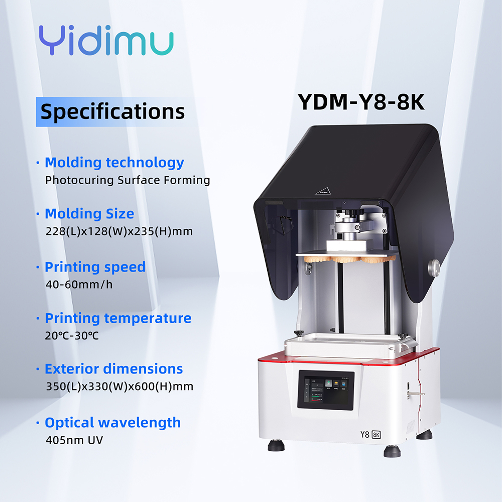 dental 3d printer eternal y8