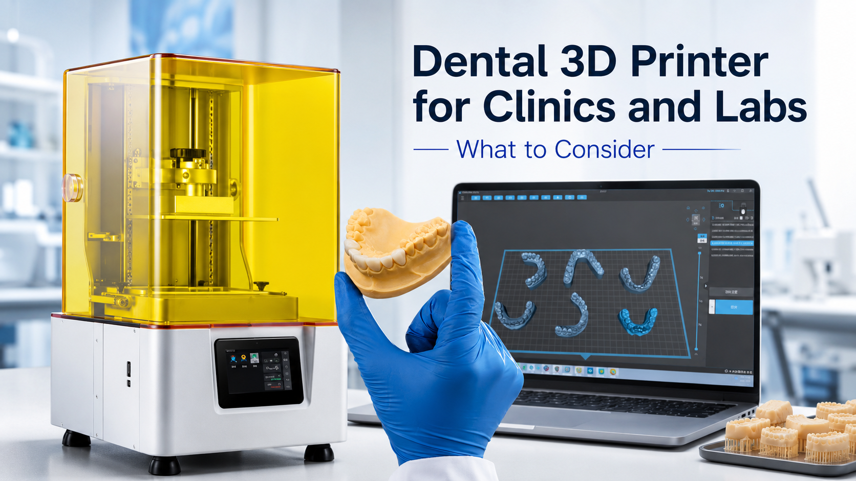 dental 3d printer for clinics and labs