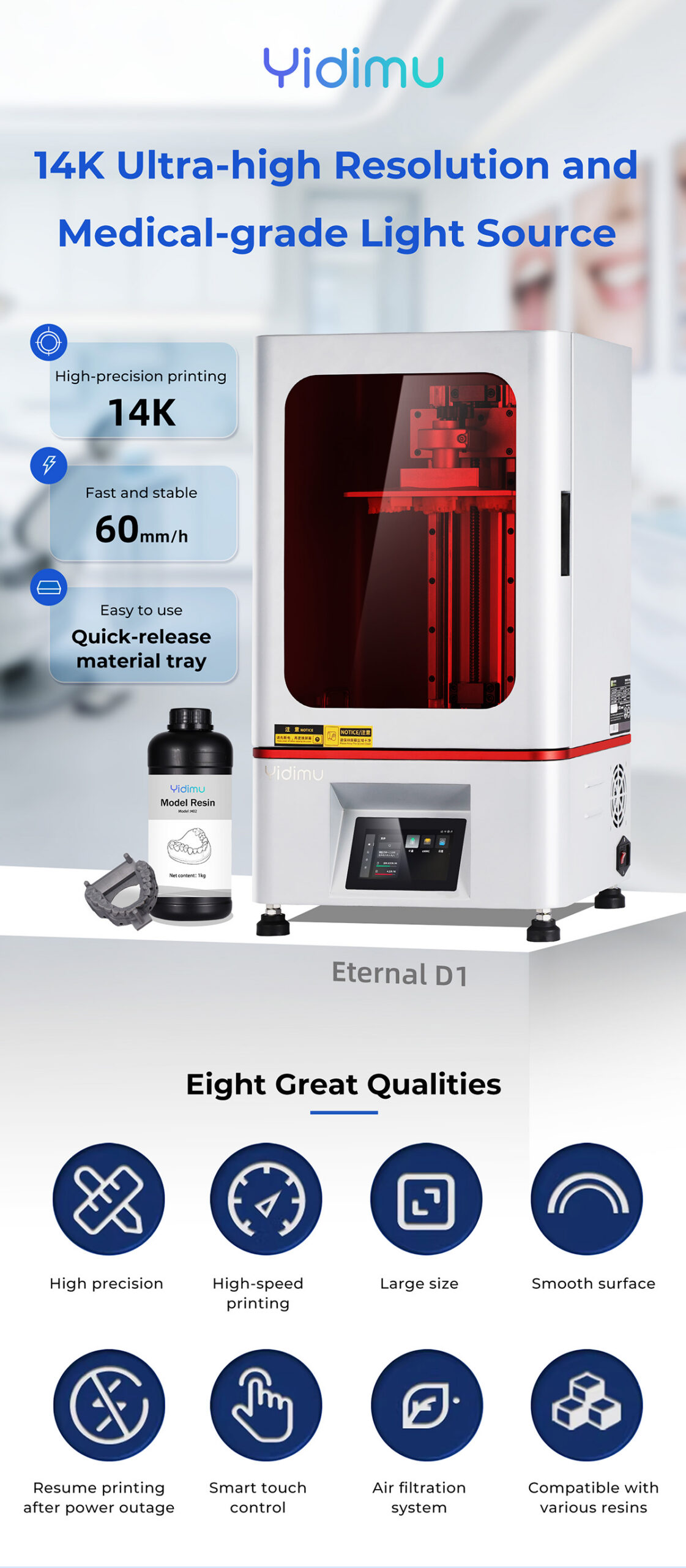 dental 3d printer for labs & clinics