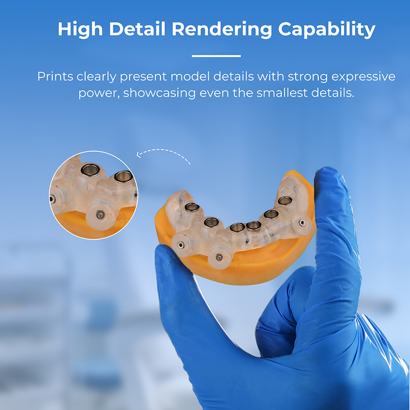 Dental education model printing resin