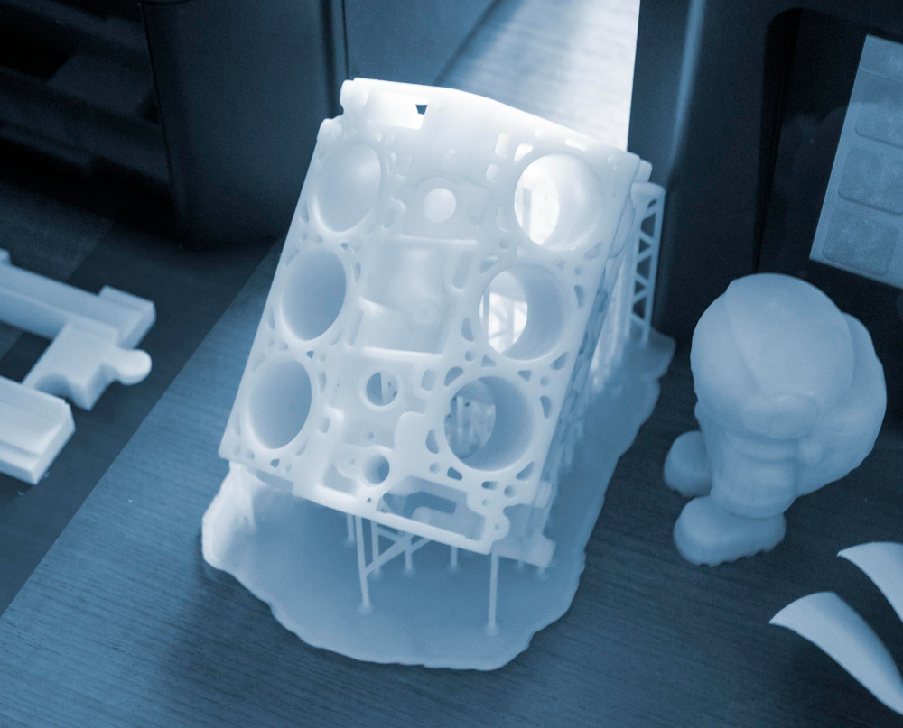 how does resin 3d printer work