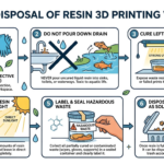 how to dispose of resin 3d printing waste safely