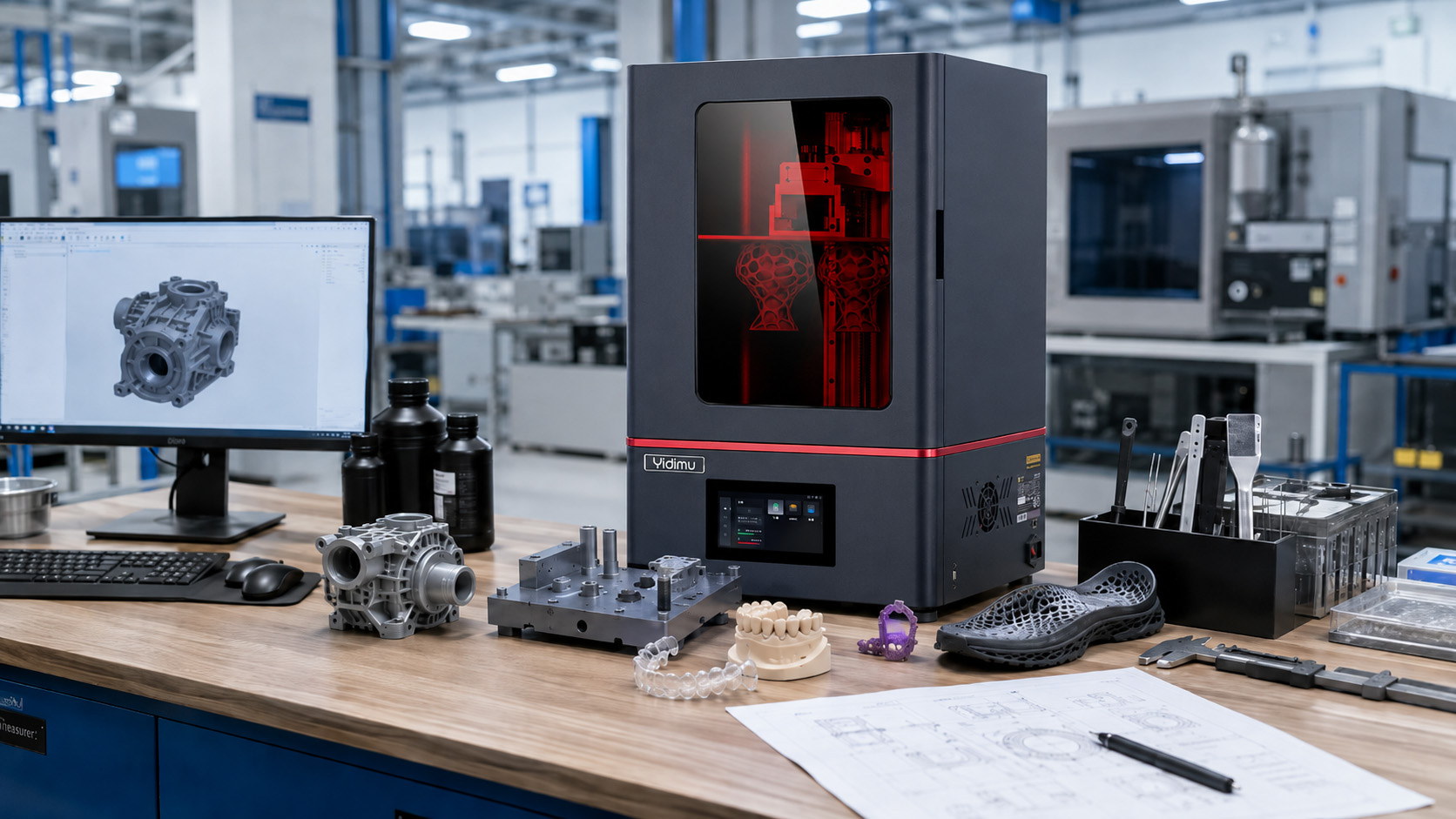 industrial resin 3d printer applications for factory users