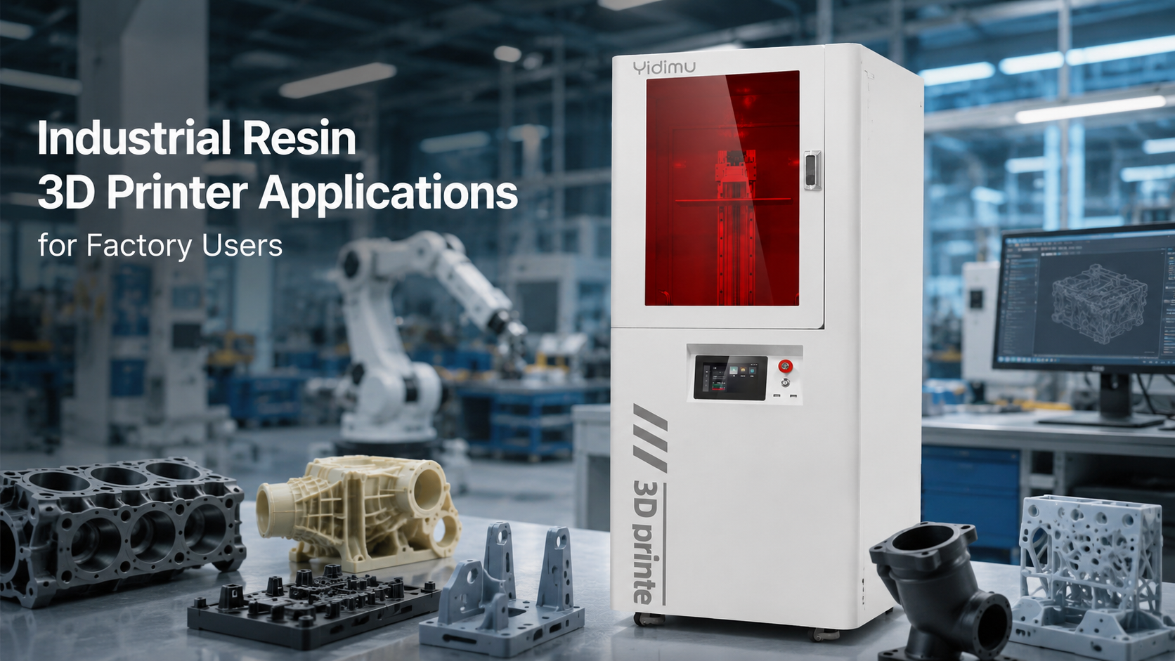 industrial resin 3d printer applications for factory users