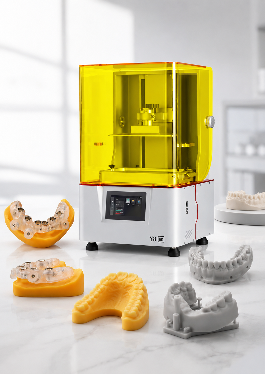 yellow dental model resin when it makes sense