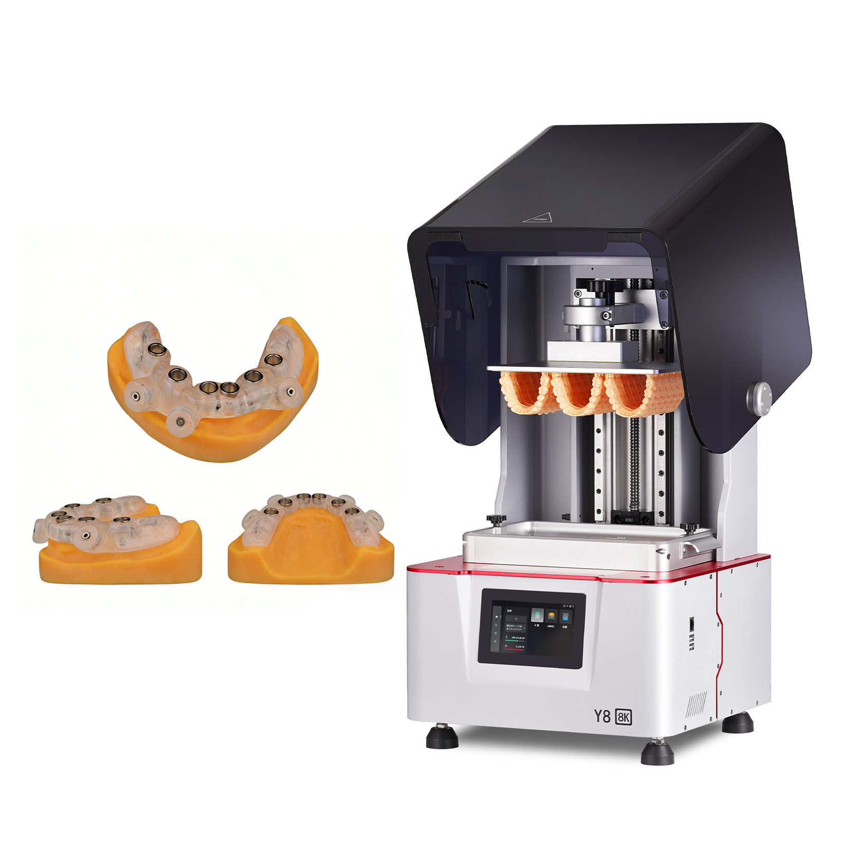 yellow vs gray dental model resin
