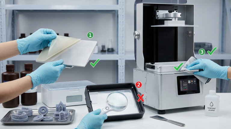 do you take film off of resin 3d printer bed