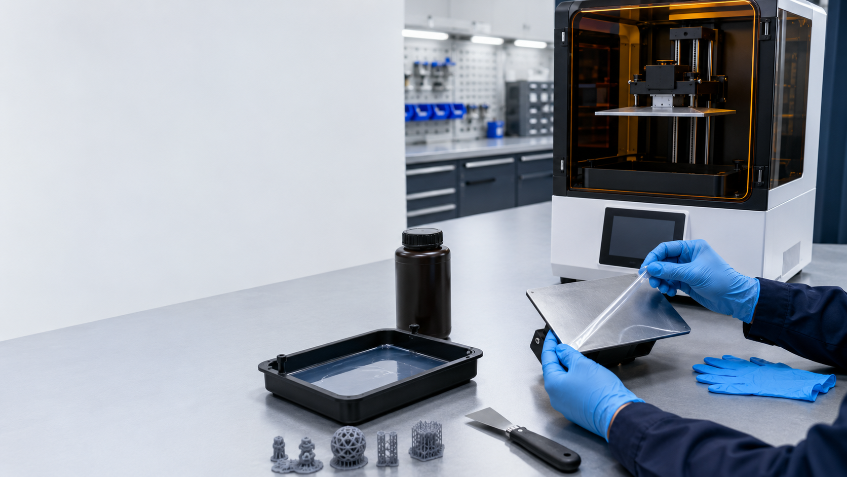 do you take film off of resin 3d printer bed