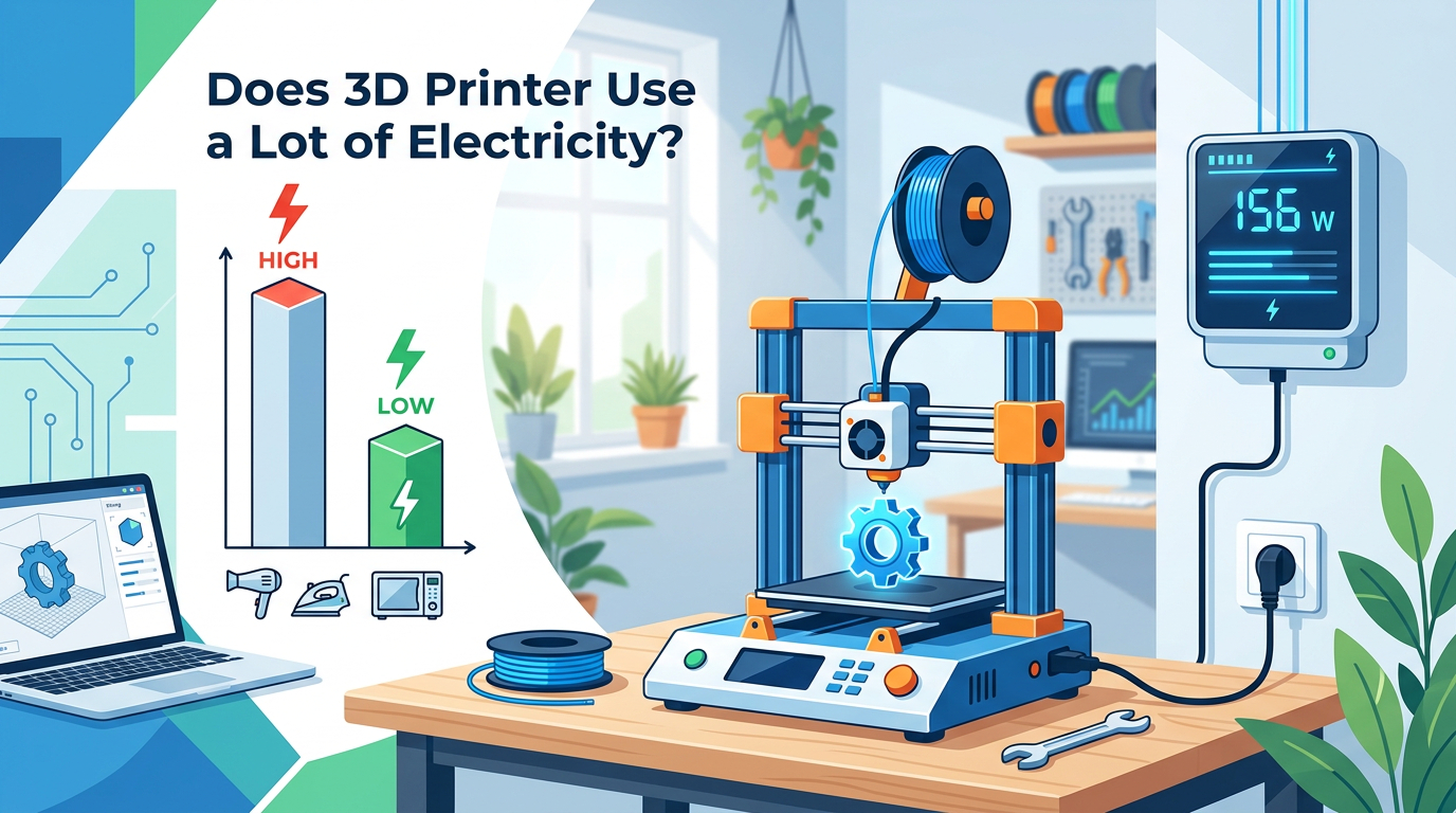 does 3d printer use a lot of electricity