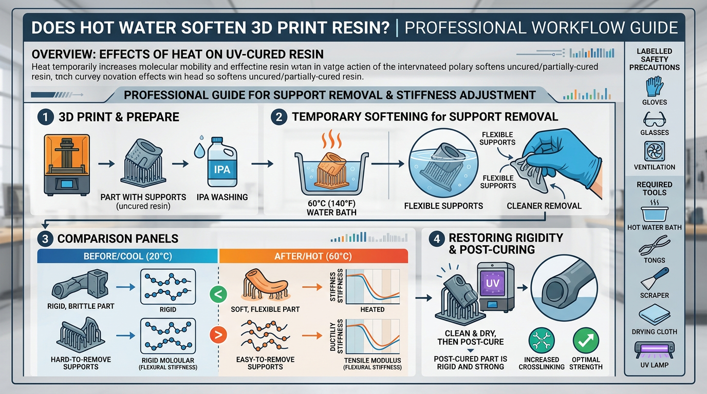 does hot water soften 3d print resin professional workflow guide
