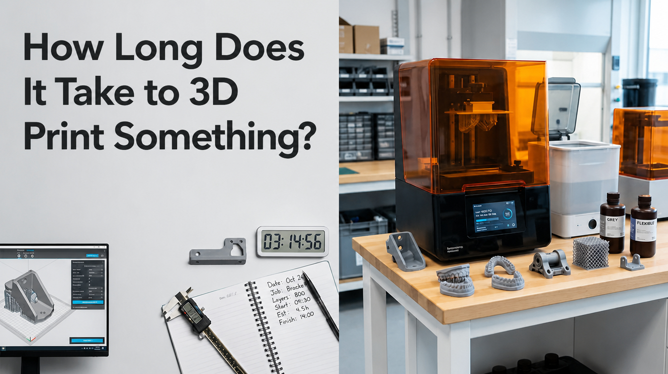 how long does it take to 3d print something