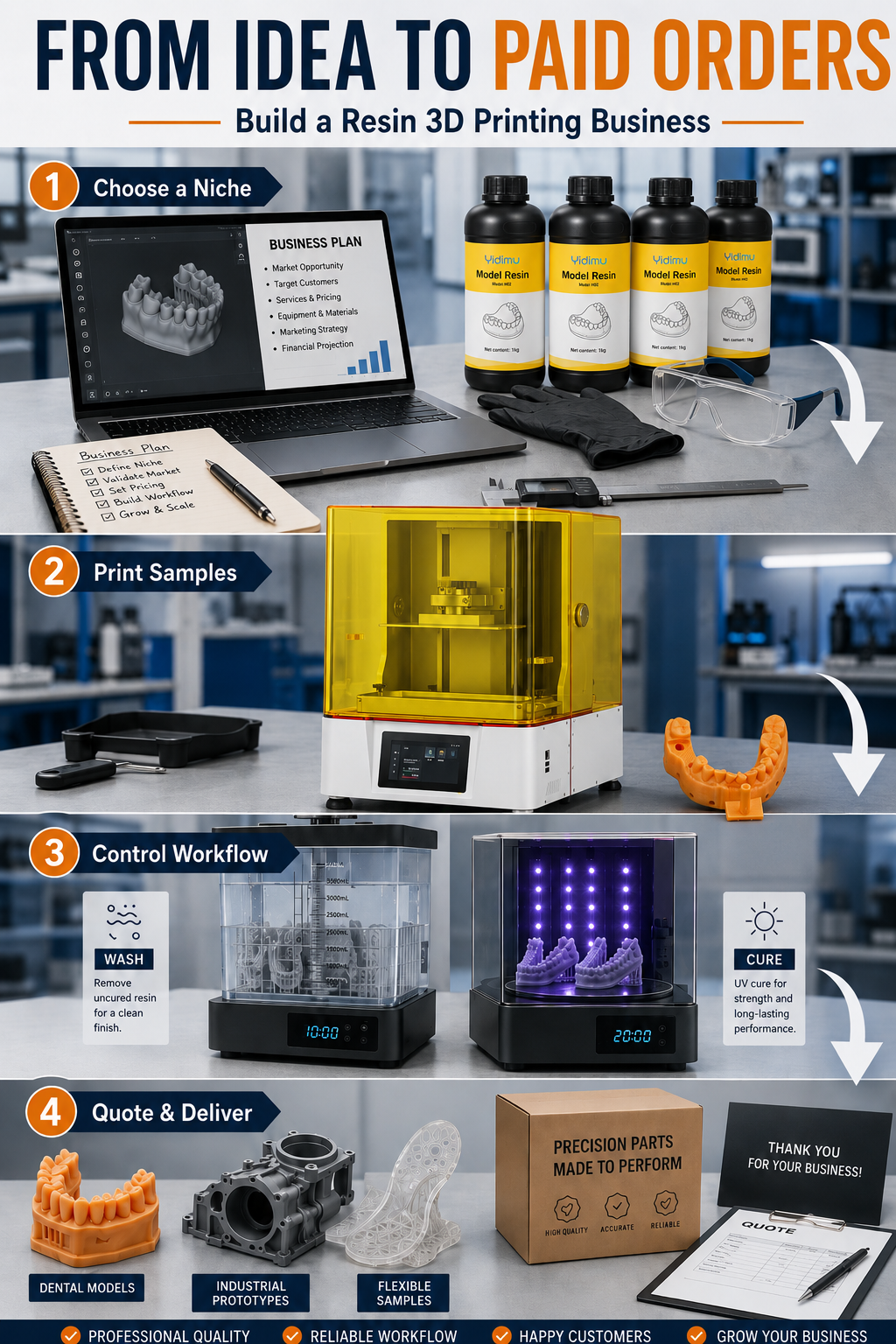 how to start a 3d printing business