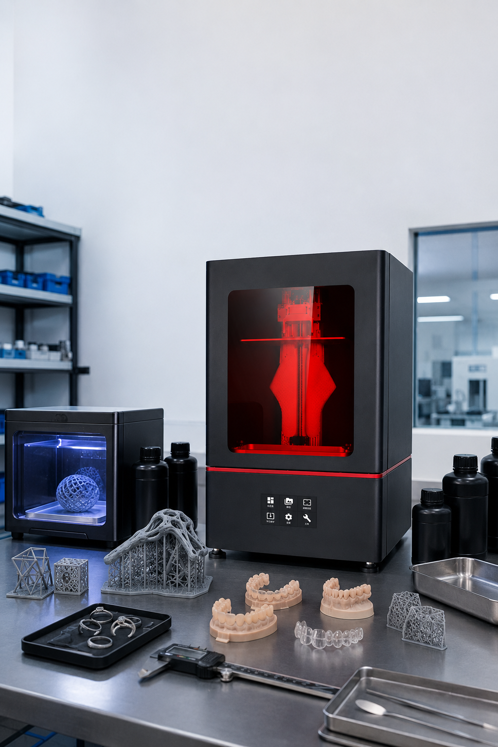 what is industrial 3d printing resin 3d printer workflow for factories & dental labs