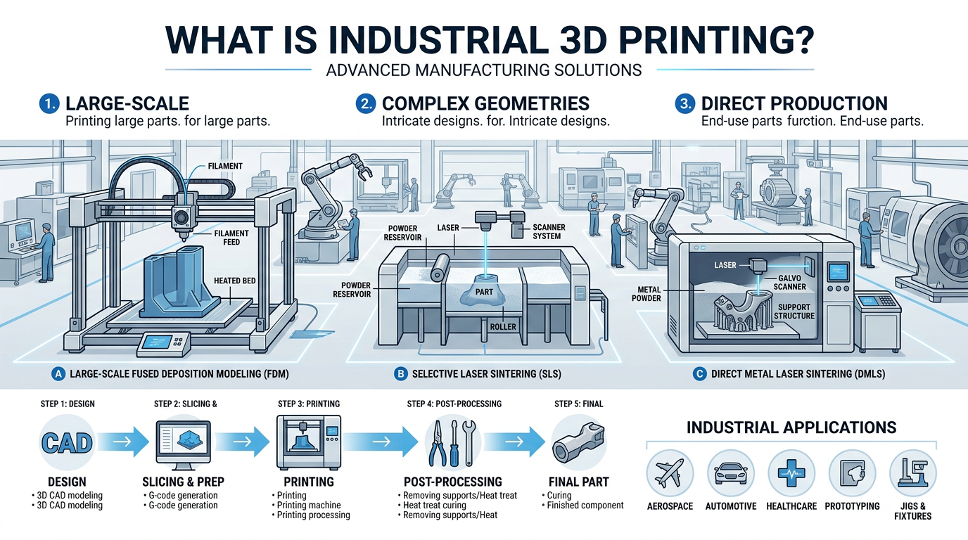what is industrial 3d printing