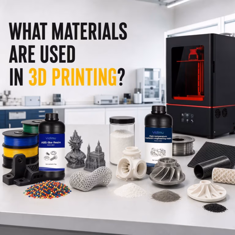 what materials are used in 3d printing